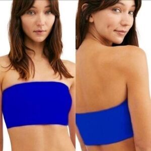 Bandeau Top by Free People - Nina - Blue Flame, Small